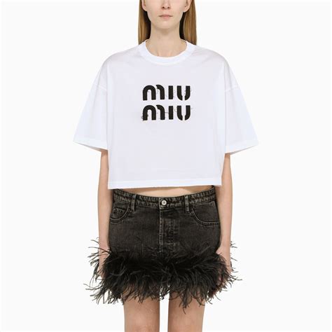 miu miu white shirt